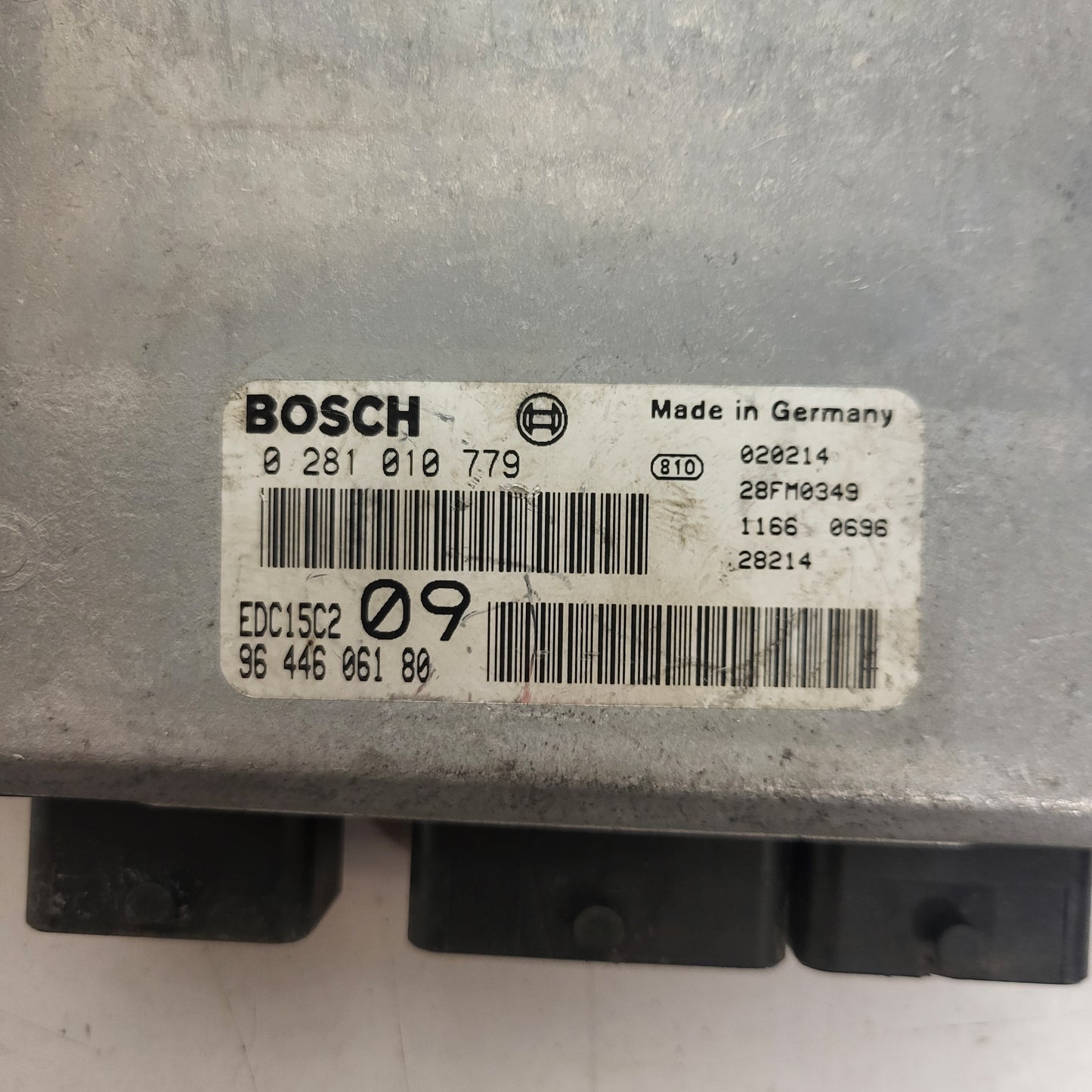 Peugeot 307 ECU / 0281010779 / 9644606180 / EDC15C2 / BOSCH