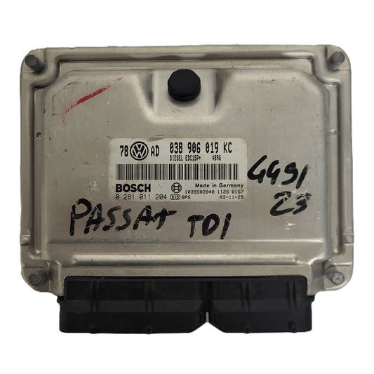 VW PASSAT ECU / 038906019GQ / 0281010941 / EDC15P+ / BOSCH