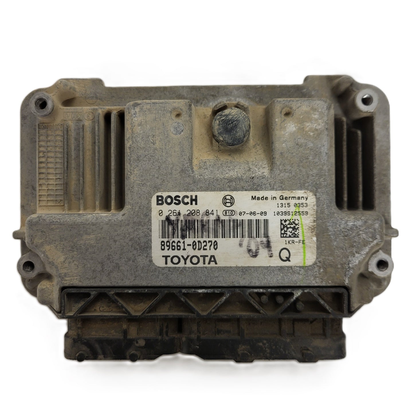 TOYOTA YARIS 1KR-FE ECU / 0261208841 / 89661-0D270 / BOSCH