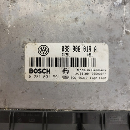 VW PASSAT  ECU / 038906019A / 0281001691 / BOSCH