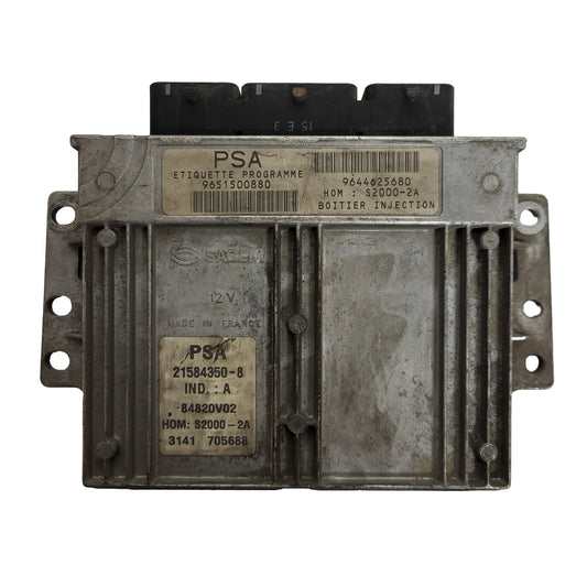 PEUGEOT CITROEN ECU / 21584350-8 / 9651500880 / 9644625680 / S2000-2A