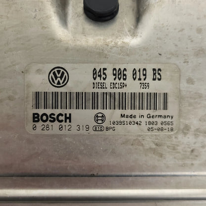 VW POLO 9N ECU / 045906019BS / 0281012319 / EDC15P+ / BOSCH - C81-06 - 2