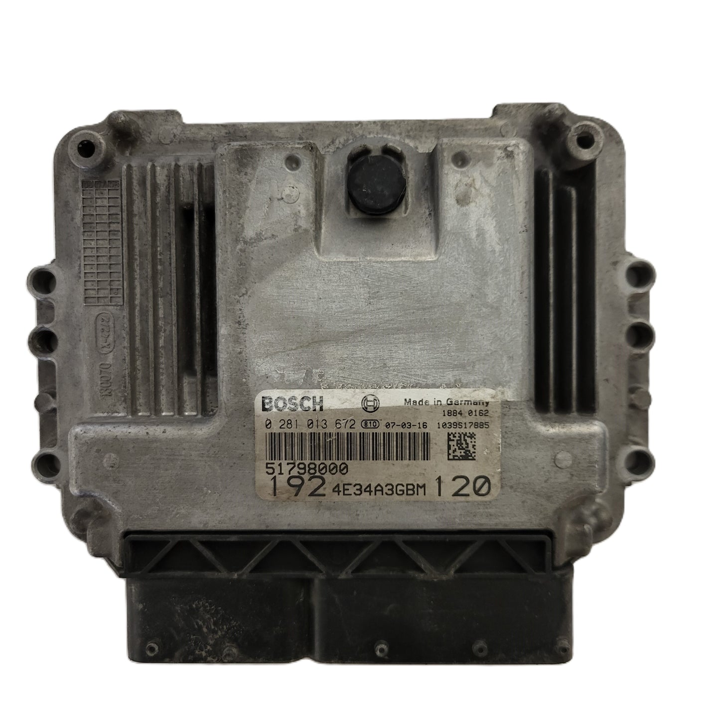 FIAT STILO 1.9 JTD ECU / 0281013672 / 51798000 / BOSCH