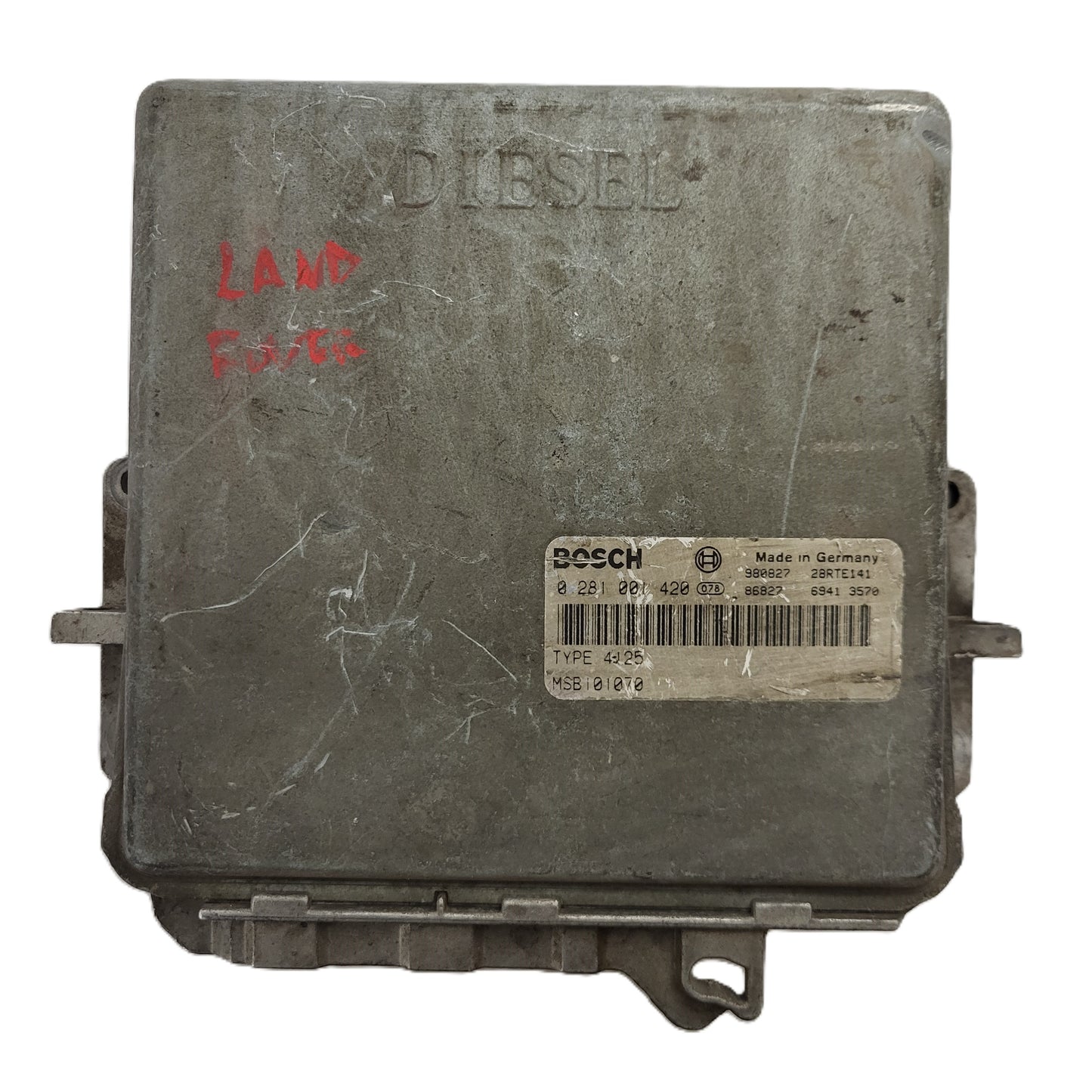 LAND ROVER FREELANDER ECU / 0281001420 / TYPE 4125 / MSB101070 / BOSCH