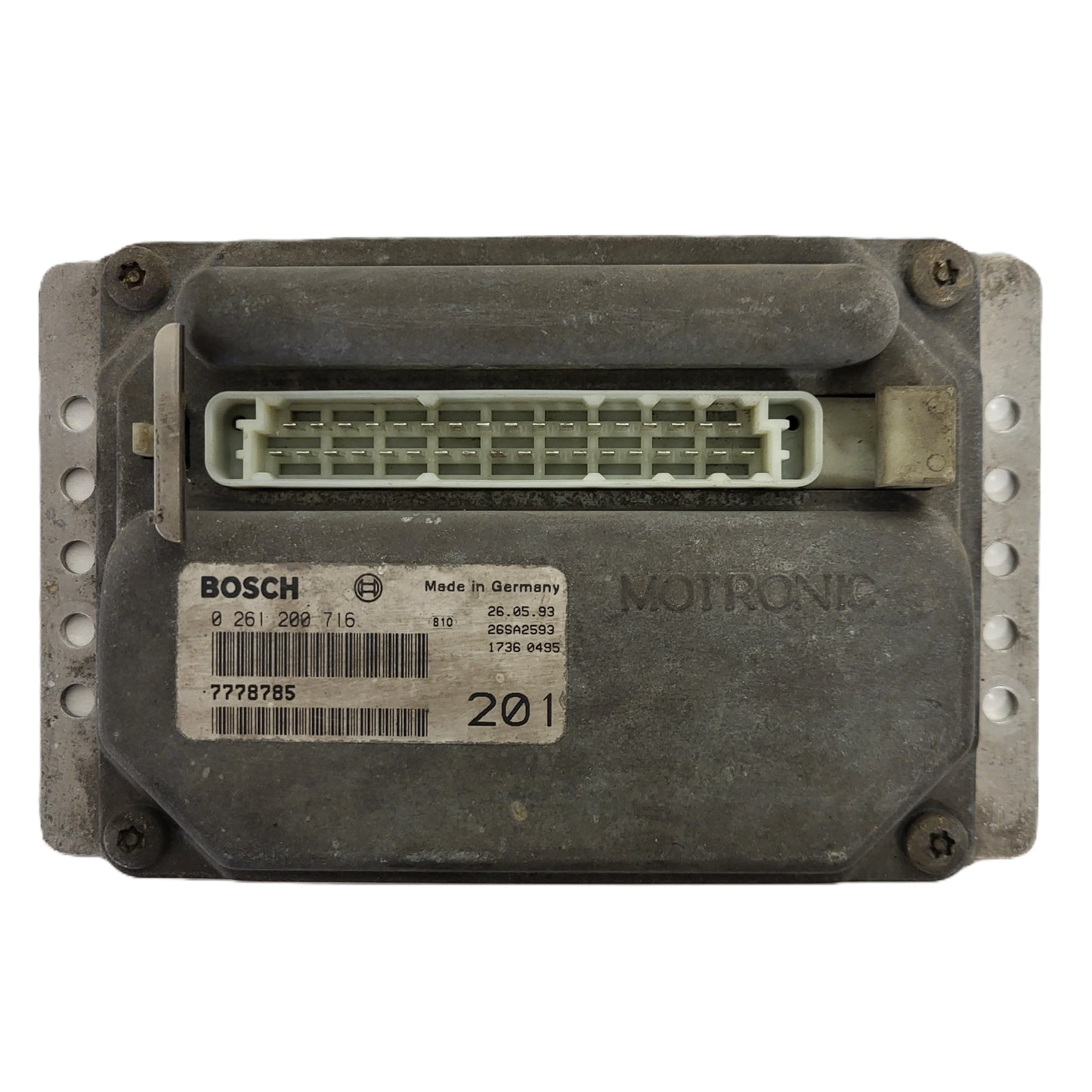 LANCIA Y10 ECU / 0261200716 / 7778785 / 00077787850 / BOSCH