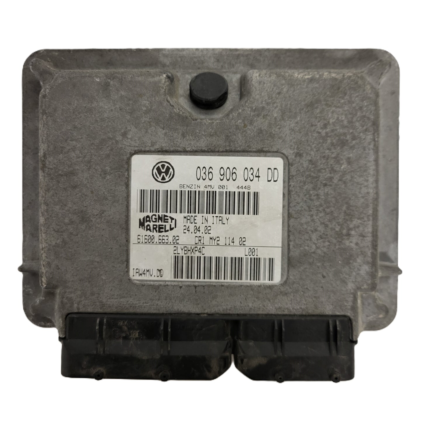 VW POLO ECU / 036906034DD / IAW 4MV.DD / 61600.663.02 / MAGNETI MARELLI