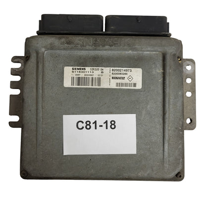 RENAULT CLIO ECU / S118301113B / S118301113 / 8200214973 / 8200080285 / SIRIUS 34