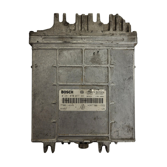Renault Scenic 1.9 ECU / 0281010077 / 7700114644 / HOM7700111552 / BOSCH
