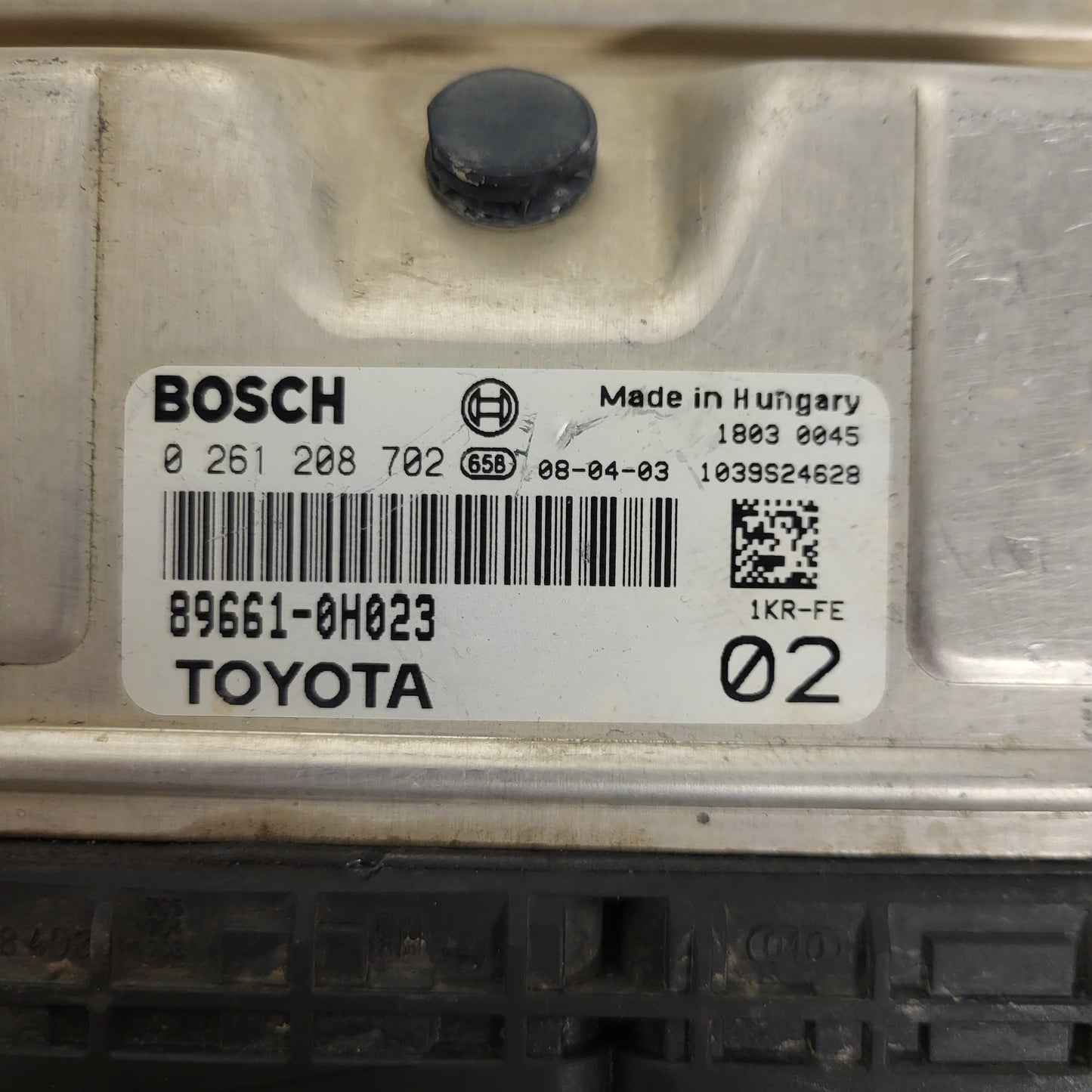 TOYOTA AYGO C1 107 ECU / 0261208702 / 89661-0H023 / BOSCH