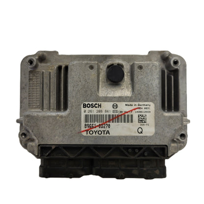 TOYOTA YARIS 1KR-FE ECU / 0261208841 / 89661-0D270 / BOSCH