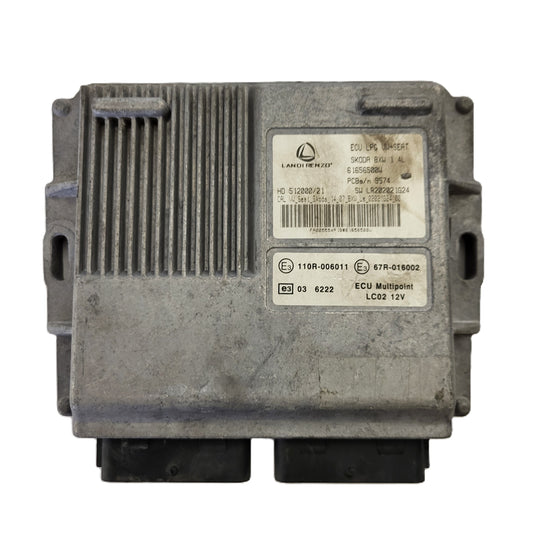 SKODA BXW ECU LPG / 61656500W / 512000/21 / LR202021G24 / LANDI RENZO
