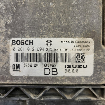 OPEL ASTRA H ECU / 0281012694 / 55560810 / DB / BOSCH