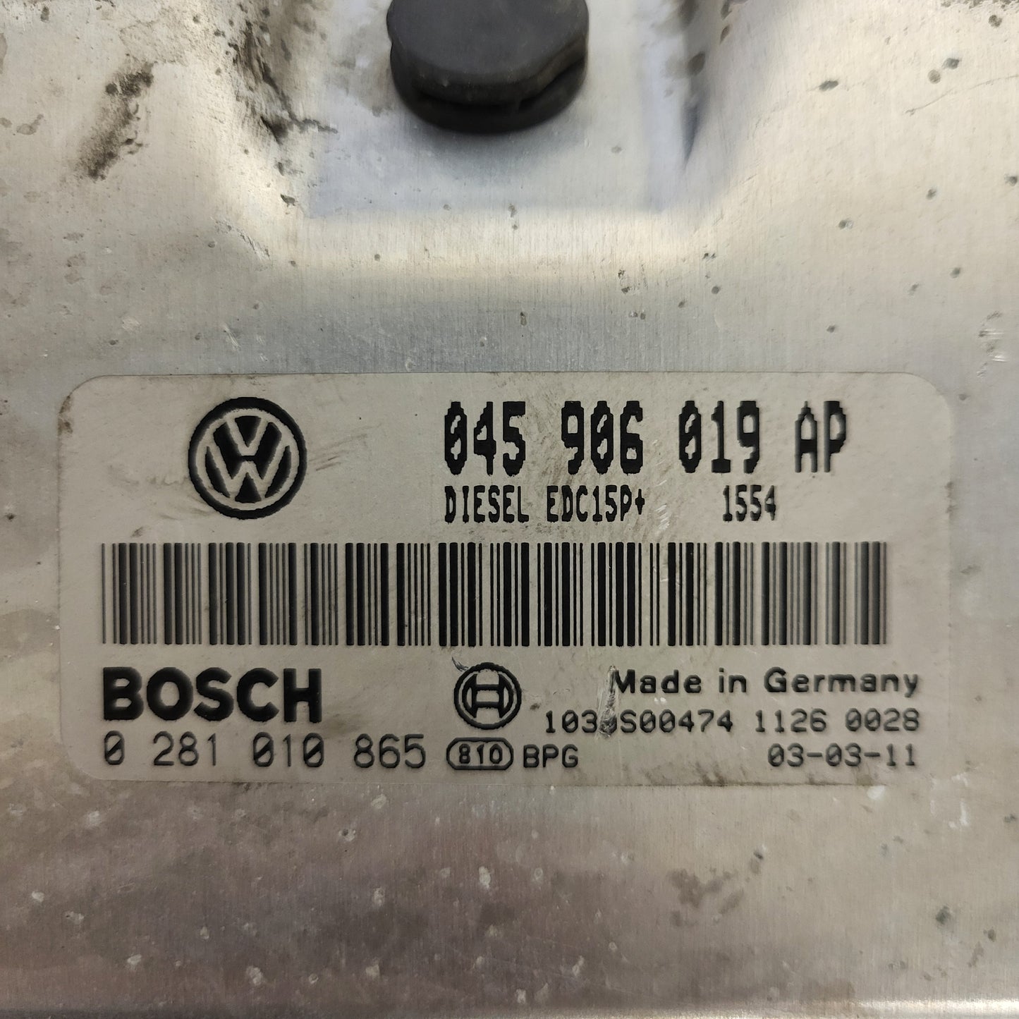 VW GOLF POLO ECU / 045906019AP / 0281010865 / EDC15P+ / BOSCH