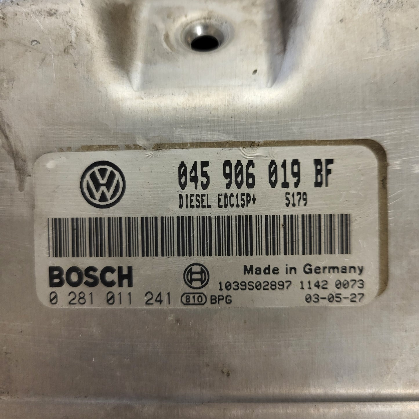 VW POLO ECU / 045906019BF / 0281011241 / EDC15P+ / BOSCH