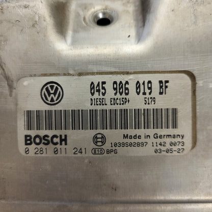 VW POLO ECU / 045906019BF / 0281011241 / EDC15P+ / BOSCH