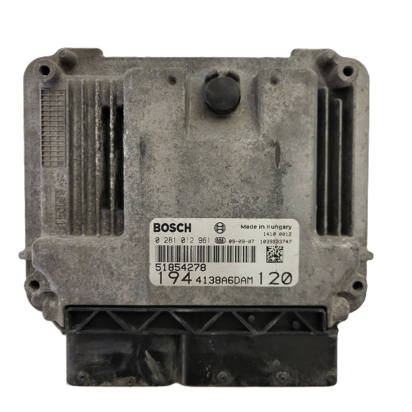 Fiat Croma 1.9 JTD ECU / 0281012961 / 51854278 / BOSCH