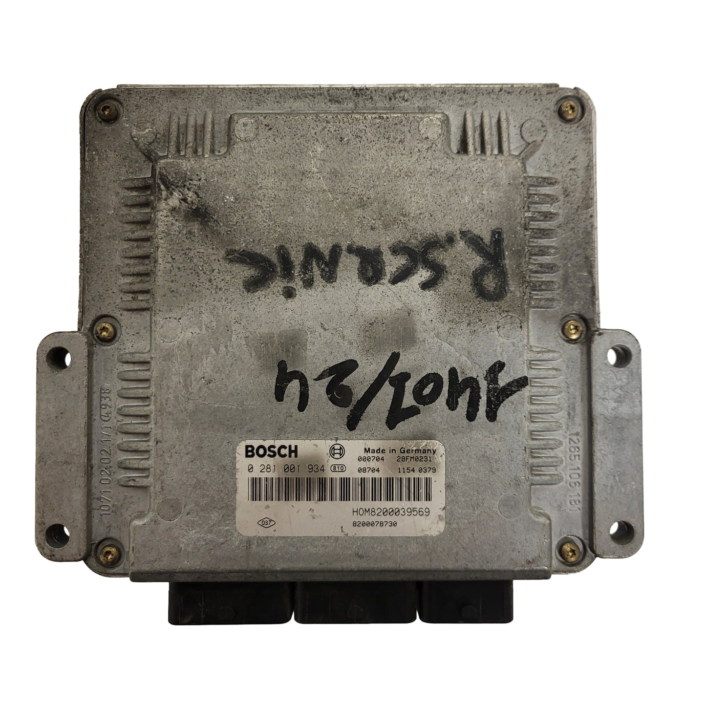 RENAULT ECU / 0281010483 / HOM8200039569 / 8200127078 / BOSCH