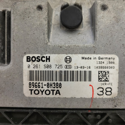 TOYOTA ECU / 0261S08725 / 89661-0H380 / BOSCH