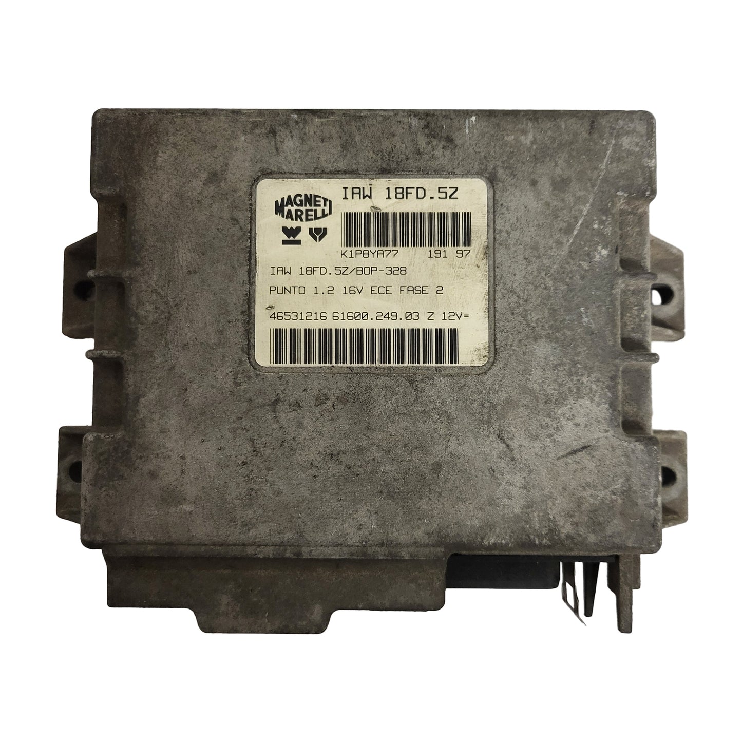 FIAT PUNTO 1.2 16V ECU / IAW 18FD.5Z / 46531216 / 61600.249.03 / MAGNETI MARELLI