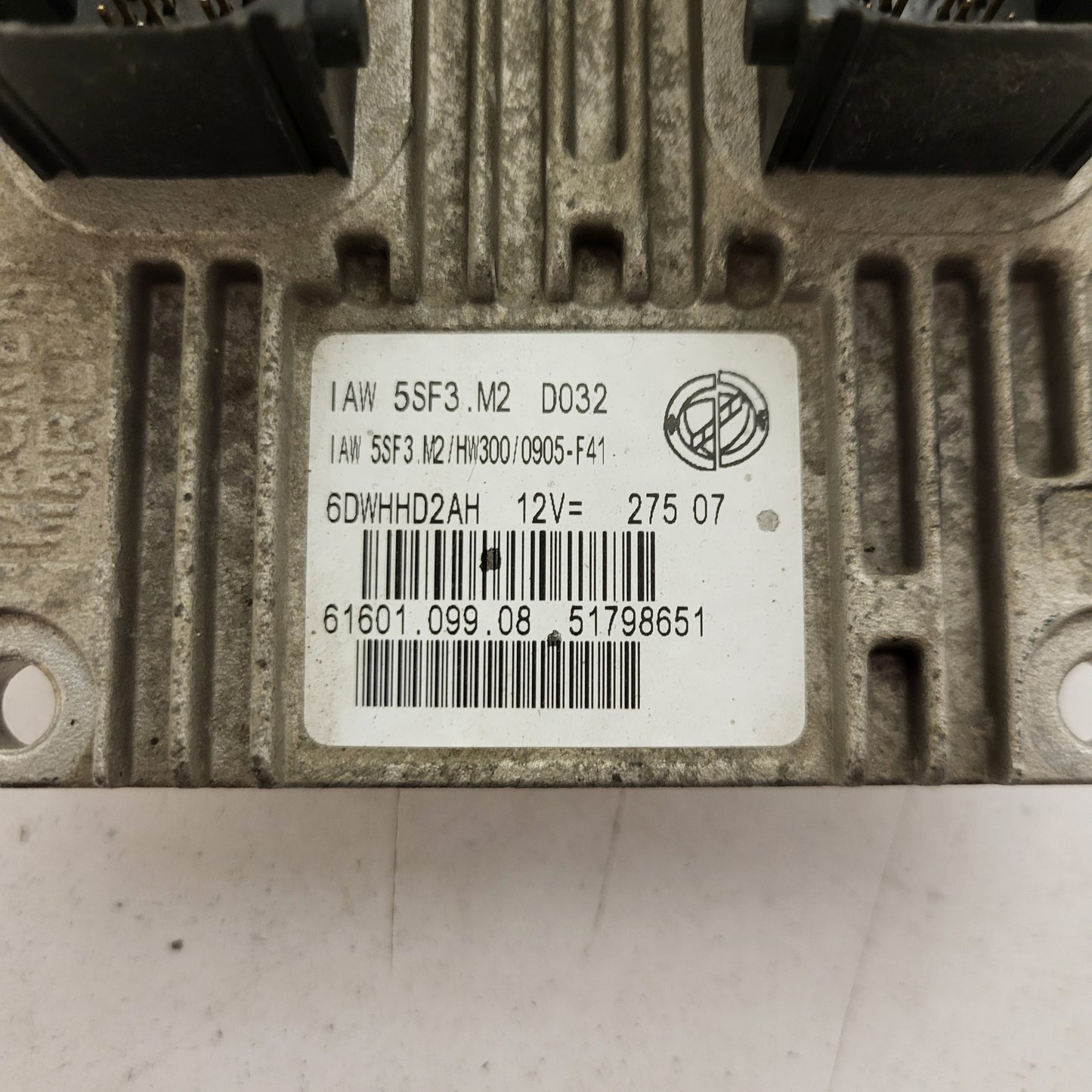 FIAT PUNTO ECU / IAW5SF3.M2 / IAW 5SF3.M2 / 51798651 / HW300 / 61601.099.08