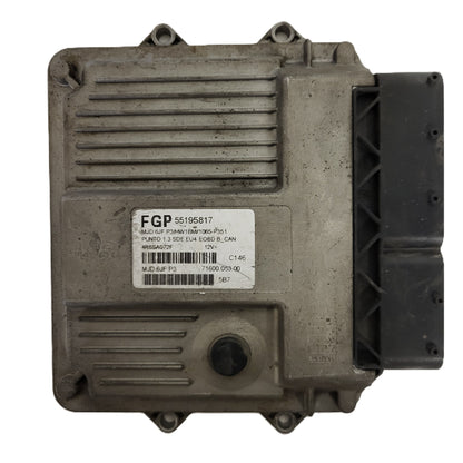 FIAT PUNTO ECU / MJD 6JF.P3 / 55195817 / HW1BM / 71600.053.00 / MAGNETI MARELLI