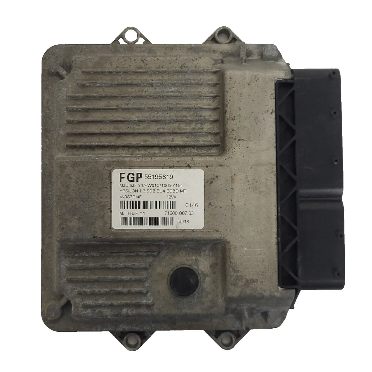 LANCIA Y 1.3 ECU / 55195819 / MJD 6JF.Y1 / HW01C / 71600.007.03 MAGNETI MARELLI - C84-07 - 1