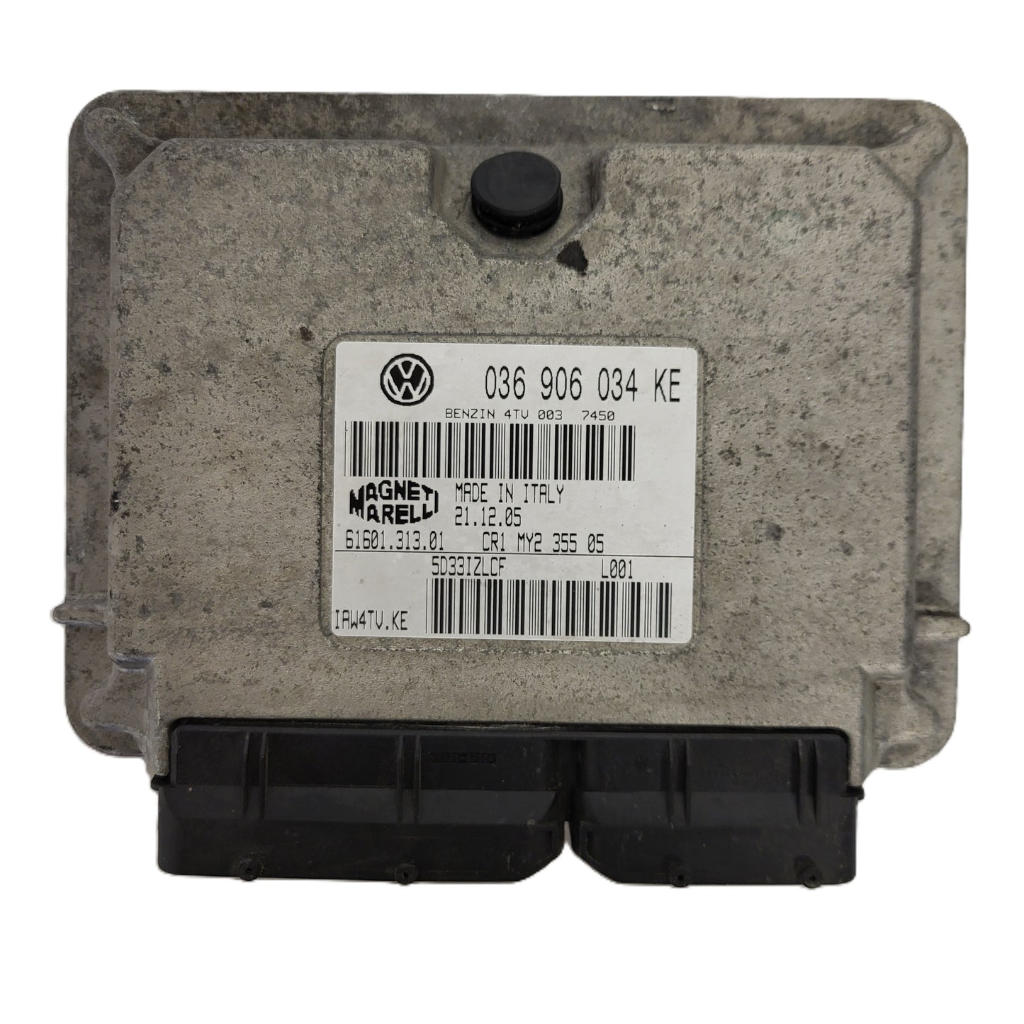 SKODA ECU / 036906034KE / IAW 4TV.KE / 61601.313.01 / MAGNETI MARELLI