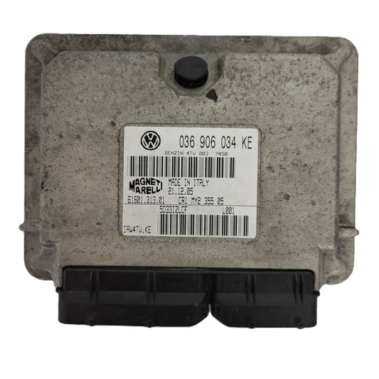 SKODA ECU / 036906034KE / IAW 4TV.KE / 61601.313.01 / MAGNETI MARELLI