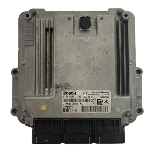 PEUGEOT CITROEN ECU / 0281013209 / 9662633480 / EDC16CP39 / 9662489680