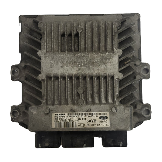 FORD FIESTA 1.4 ECU / 3S61-12A650-LB / 5WS40140D-T / SID804 / 5AYB J38AC