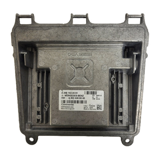 MERCEDES BENZ A-CLASS W169 ECU / A2661532091 / A0034466040 / SIM266 / 5WK90846