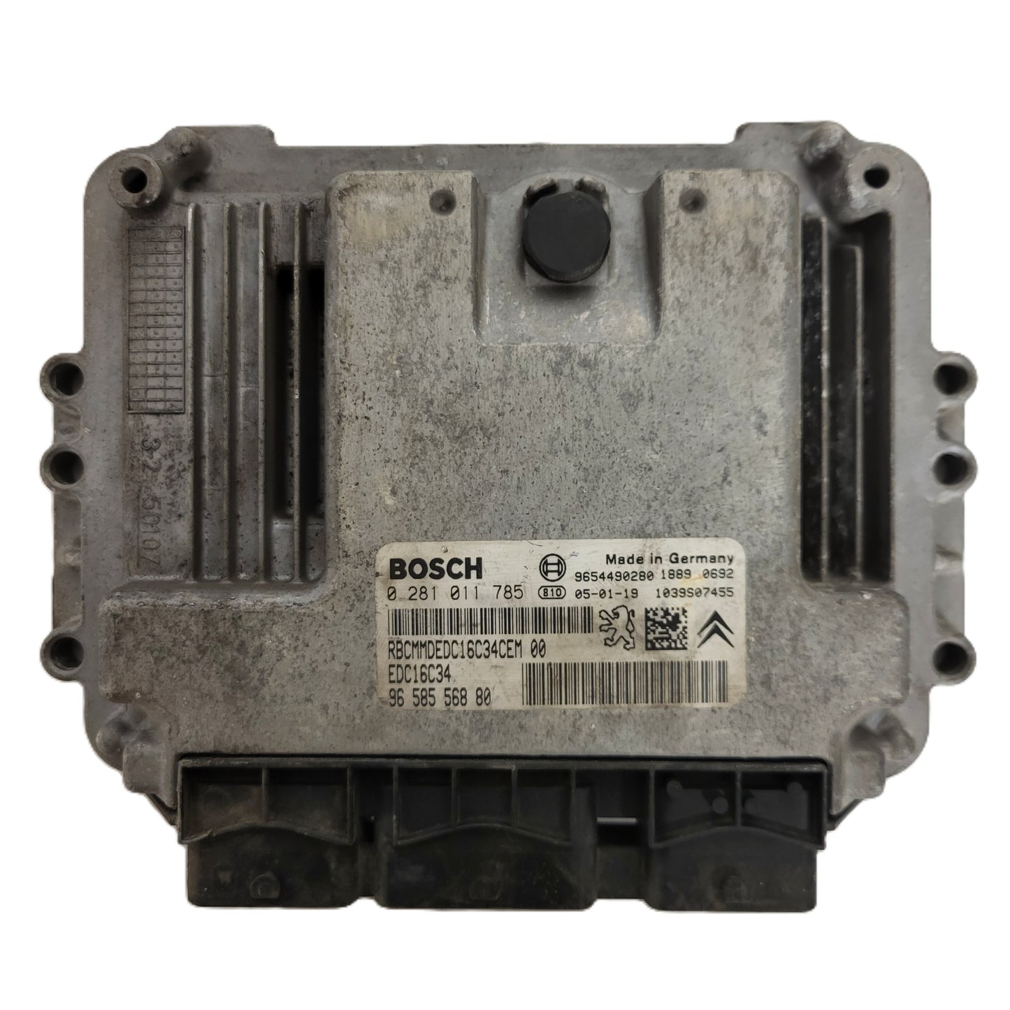 Peugeot Citroen ECU / 0281011785 / 9685886880 / 9654490280 / EDC16C34 / BOSCH