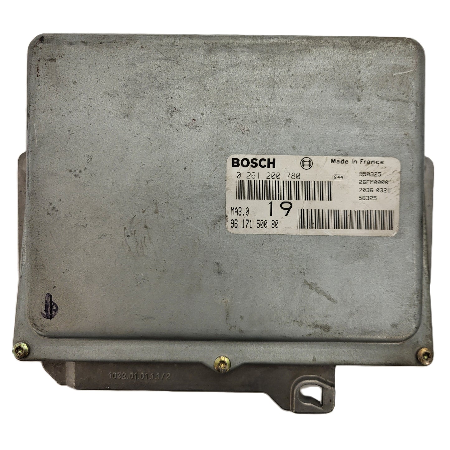 Peugeot Citroen ECU / 0261200780 / 9617150080 / MA3.0 / BOSCH