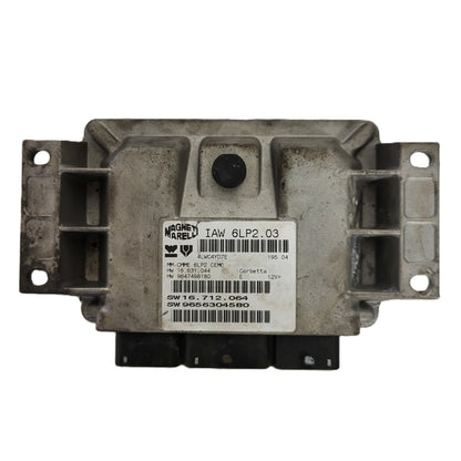 PEUGEOT CITROEN ECU / IAW 6LP2.03 / 9647498180  / 9656304580 / MAGNETI MARELLI