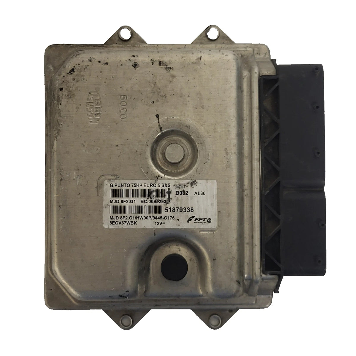 FIAT GRANDE PUNTO 1.3 ECU / 51879338 / MJD 8F2.G1 / HW00P / MAGNETI MARELLI - C85-02 - 1
