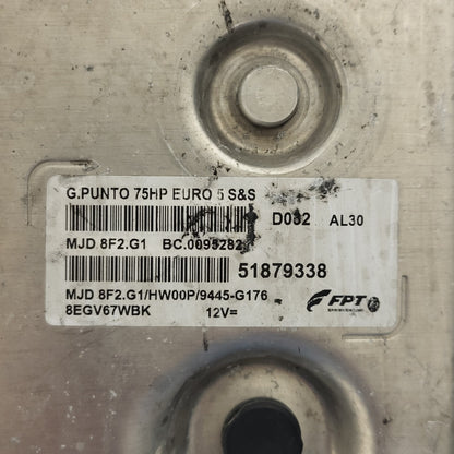 FIAT GRANDE PUNTO 1.3 ECU / 51879338 / MJD 8F2.G1 / HW00P / MAGNETI MARELLI