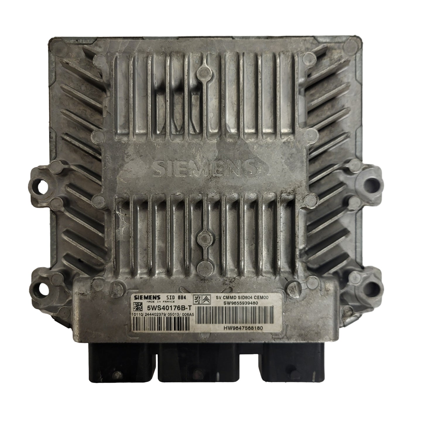 CITROEN C3 ECU / 5WS40176B-T / SID804 / SW 9655939480 / HW 9647568180 / SIEMENS