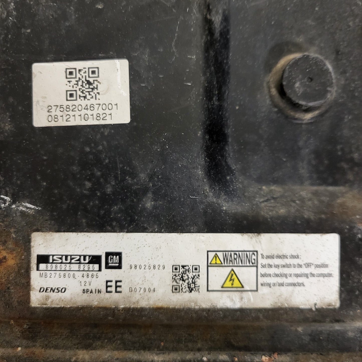 OPEL ASTRA H ECU / 8980258295 / 98025829 / MB275800-4865 / D07004 / EE / ISUZU