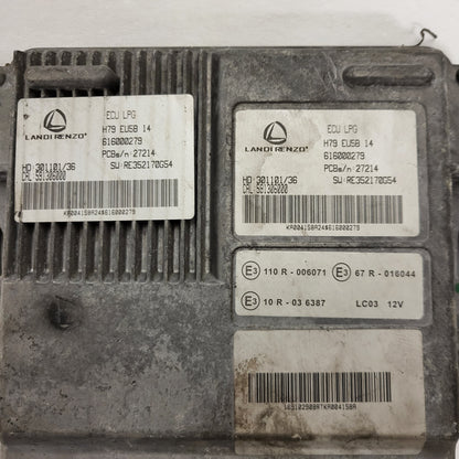 DACIA DUSTER LPG GPL ECU / 616000279 / 27214 / 301101/36 / RE352170G54 / LANI RENZO