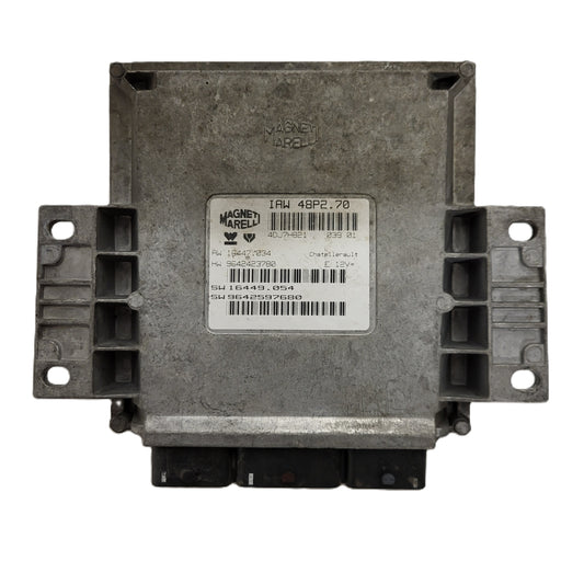 PEUGEOT 206 ECU / IAW 48P2.70 / 9642597680 / 9642423780 / MAGNETI MARELLI
