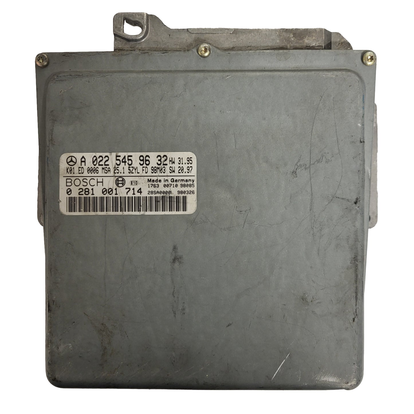 MERCEDES E W202 ECU / A0225459632 / 0281001714 / BOSCH