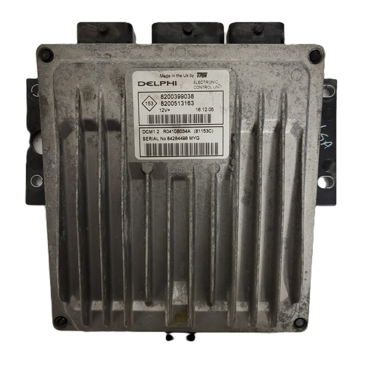 Renault ECU / 8200399038 / 8200513163 / R0410B034A / DCM1.2 / DELPHI