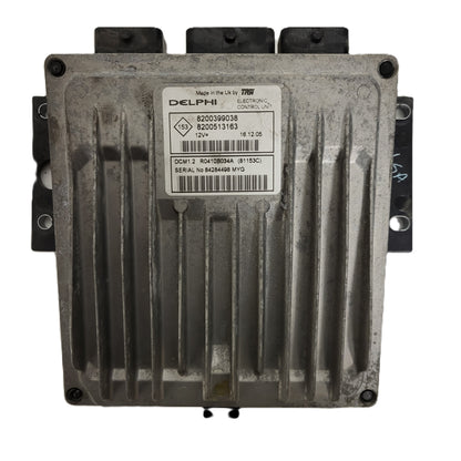 Renault ECU / 8200399038 / 8200513163 / R0410B034A / DCM1.2 / DELPHI