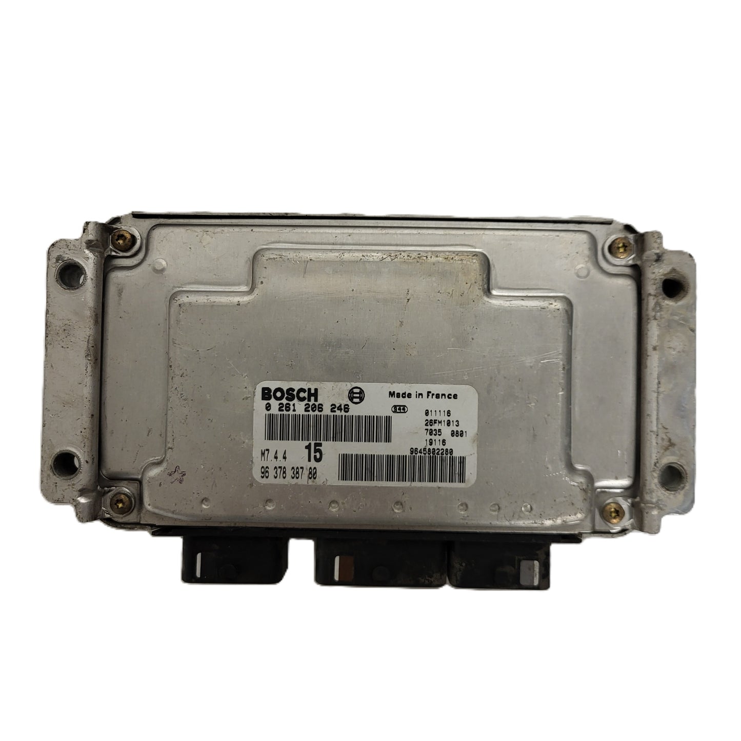 Peugeot Citroen ECU / 0261206246 / M7.4.4 / 9637838780 / BOSCH