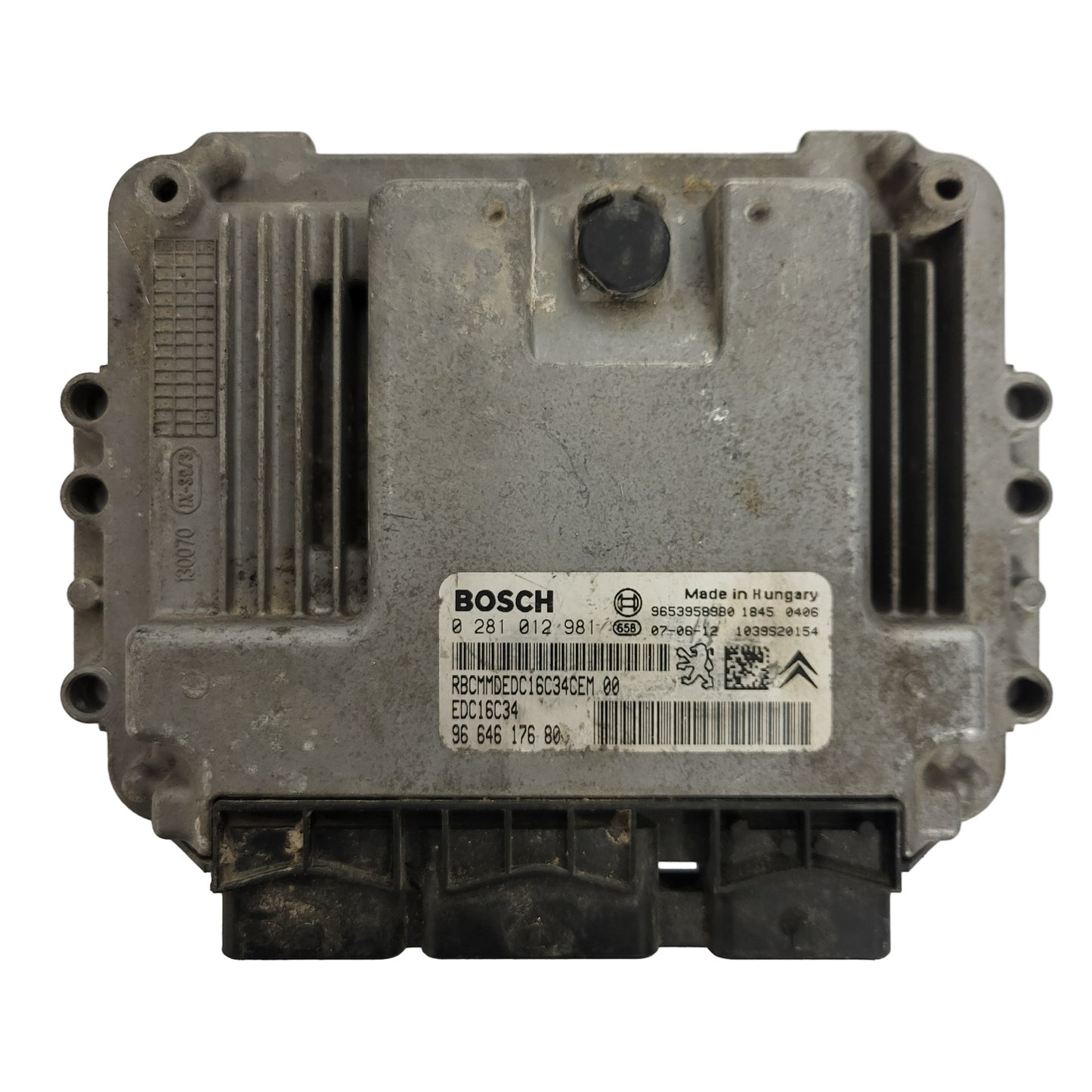 Peugeot Citroen ECU / 0281012981 / 9664617680 / 9653958980 / EDC16C34 / BOSCH