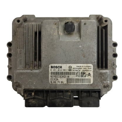 Peugeot Citroen ECU / 0281012981 / 9664617680 / 9653958980 / EDC16C34 / BOSCH