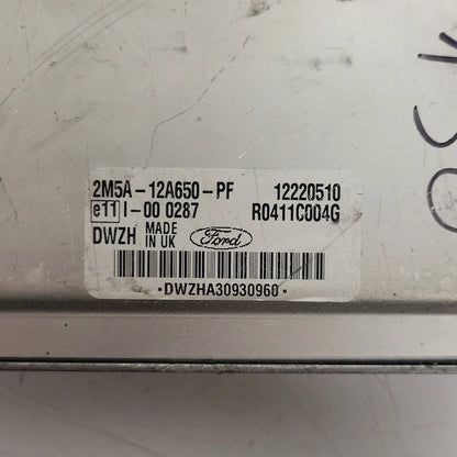 FORD FOCUS ECU / 2M5A-12A650-PF / 12220510 / R0411C004G / DWZH / DELPHI - C85-23 - 2