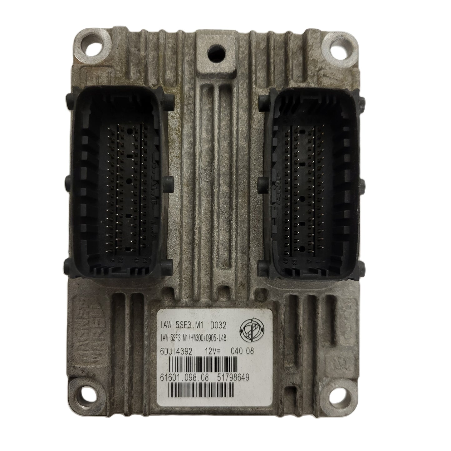 FIAT GRANDE PUNTO ECU / IAW 5SF3.M1 / 51798649 / 61601.098.08 / HW300 / MAGNETI MARELLI