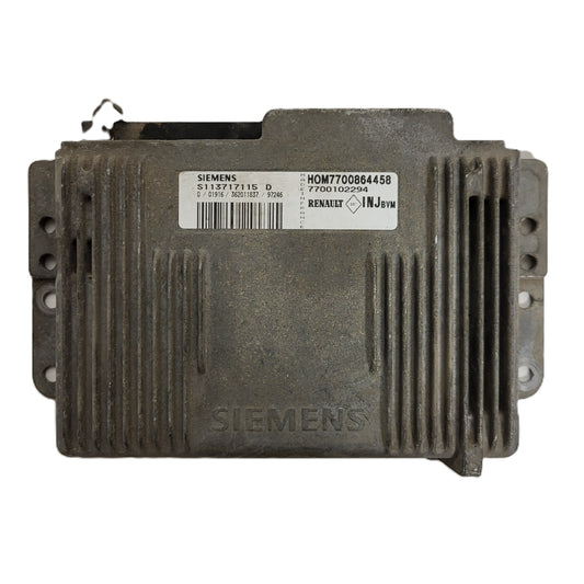 RENAULT ECU / S113717115D / HOM7700864458 / 7700102294 / SIMENS