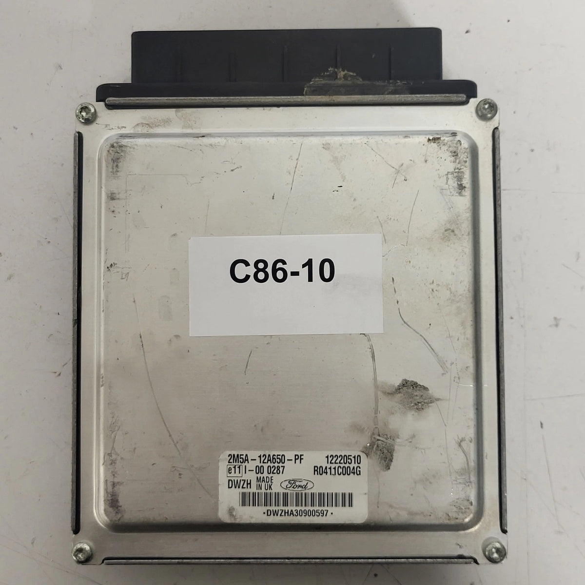 FORD FOCUS ECU / 2M5A-12A650-PF / 12220510 / R0411C004G / DWZH / DELPHI - C86-10 - 3